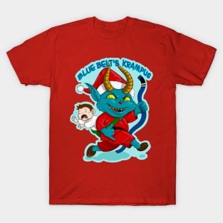 Blue belt Krampus - Jiu jitsu meme T-Shirt